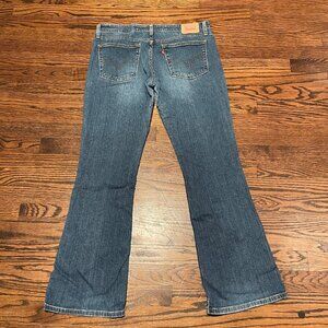 Levi's 518 Women's Size 11M Super Low Bootcut Medium Wash Denim Blue Jeans